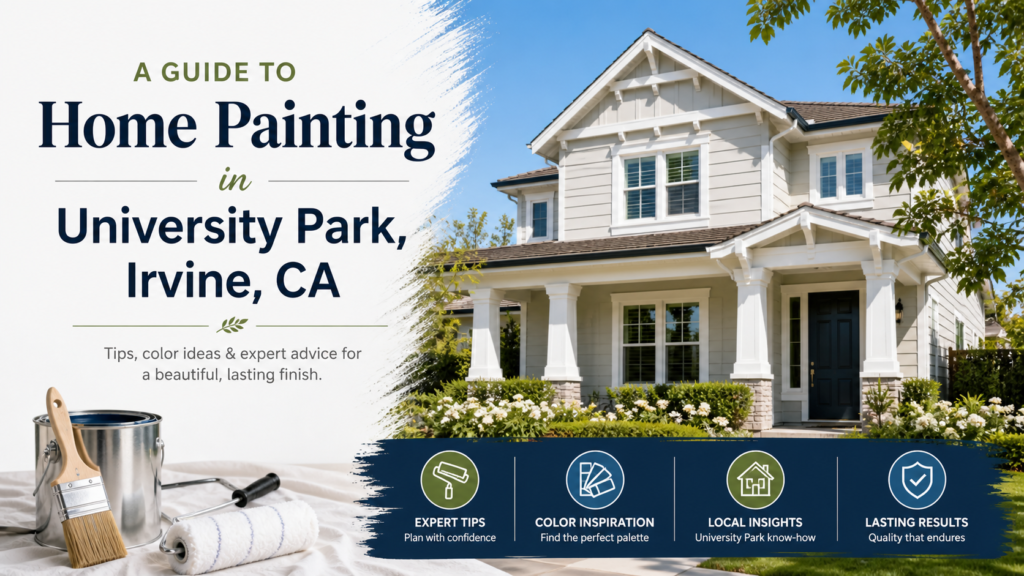 A Guide to Home Painting in University Park, Irvine, CA